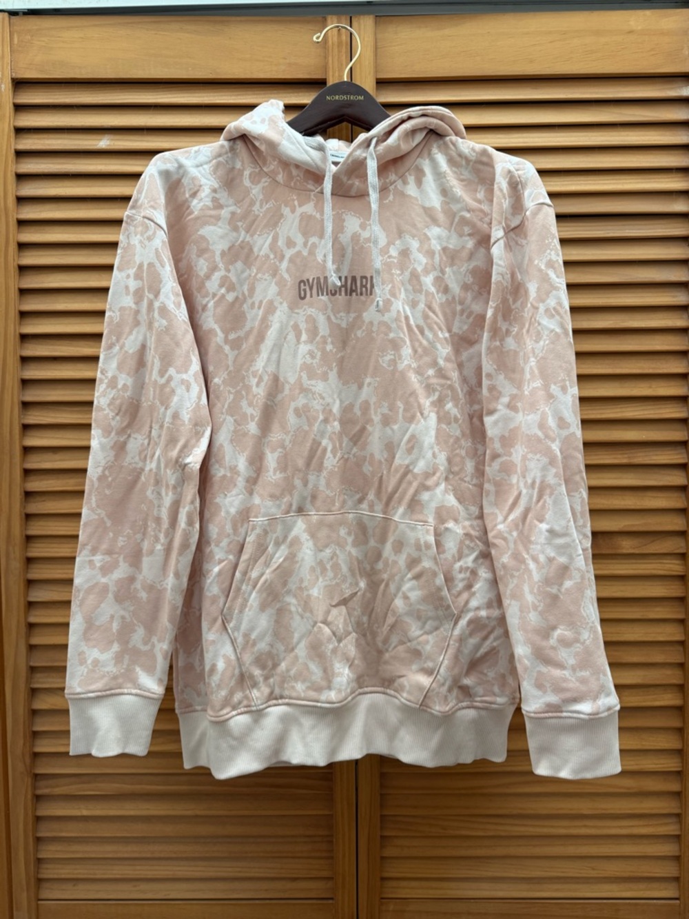 Gymshark oversized pink Hoodie size medium